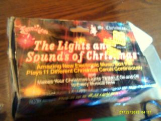Vtg Mr Christmas Carolites Lights and Sounds of Christmas Model 100 Controller 3