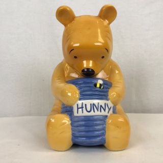 Treasure Craft Disney Winnie The Pooh Honey Ceramic Cookie Jar 12 "