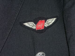 Vintage Virgin Atlantic Airlines Pilot Air Crew Uniform Jacket 42l