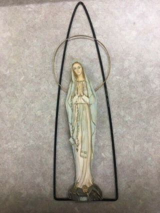 Our Lady Of Grace Virgin Mary Catholic Statue Sculpture Made In Italy 12 " No 36
