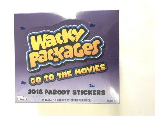 2018 Topps Wacky Packages Go To The Movies Box