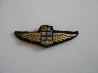 Silver City Airways Metal Pilots Wing Obsolete Airline Insignia