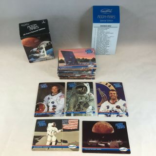 Space Shots: Moon Mars Boxed Card Set Of 36 Embossed Nasa Cards Neil Armstrong