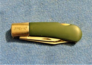 Neat Barlow Style Advertising Skoal Chewing Tobacco 2 Blade Pocket Knife