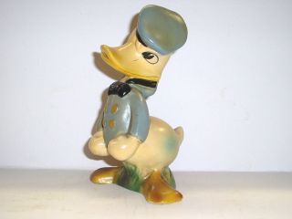 Vintage C1940 Disney Angry Donald Duck Plaster Chalkware Figurine