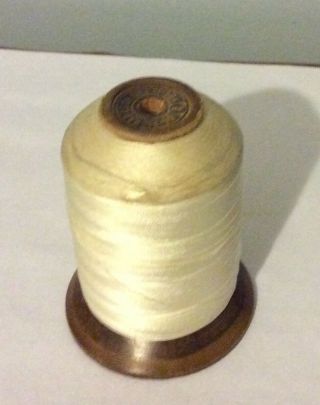 Vintage - Richardson Silk Co.  - Thread Spool - Off White Silk
