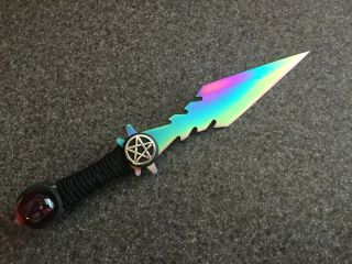 Athame / Dagger - Small - Cleansed And Charged Charm Embellished