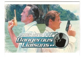 2006 James Bond Dangerous Liasons 110 - Card Set Sean Connery,  Roger Moore