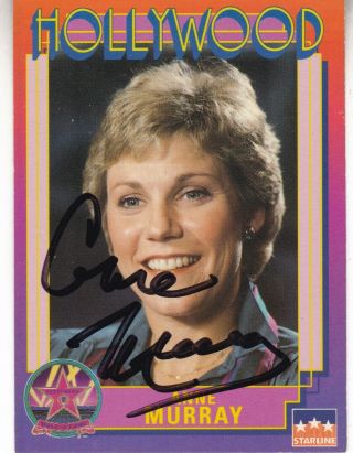 Signed Hollywood Trading Card Of Anne Murray