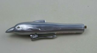 Novelty Pocket Clip Dolphin Butane Cigarette Lighter