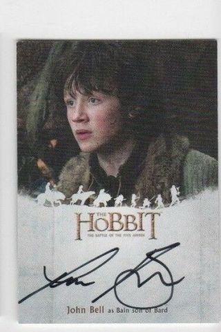 The Hobbit Battle Of Five Armies Auto Autograph John Bell Jbe