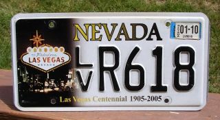 Nevada Fabulous Las Vegas License Plate Casino (3,  Plates) Lvr618