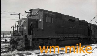 012 B&o Baltimore & Ohio Gp30 6975 In 1963 B&w Negative