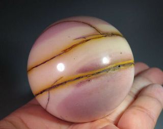 50mm (1.  9 ") Natural Mookite Crystal Sphere Carving Gem Ball From Australia 7134