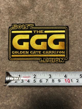 501st Legion Patch Golden Gate Garrison Ggg Bold Variant