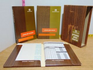 1972 Sanderson Private Pilot Course Boxed Set Textbook Workbook Materials Folder