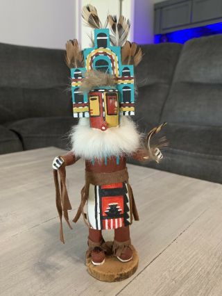 Hemis Kachina Doll - 6” - Artist T.  C.  - Native American