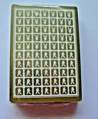 Playboy Bunny Cards Gold Vintage Rare Deck 1970 