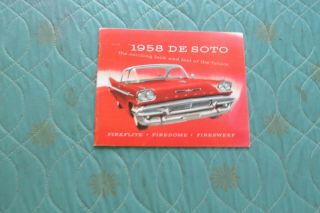 Auc420 1958 Desoto Sales Brochure (small Version)