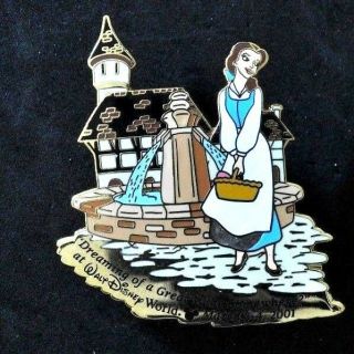 Disney Pins - WDCC 2001 Belle Dreaming Of A Great Wide Somewhere - LE 1000 RARE 2
