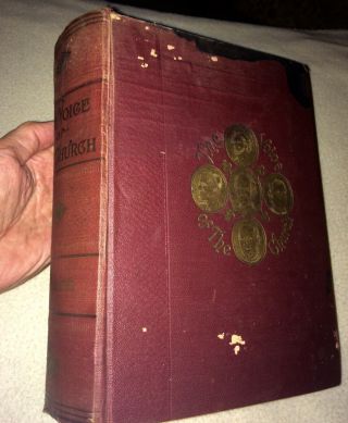 Antique 1897 The Voice Of The Catholic Church Book Illustrated Pope Leo Xiii