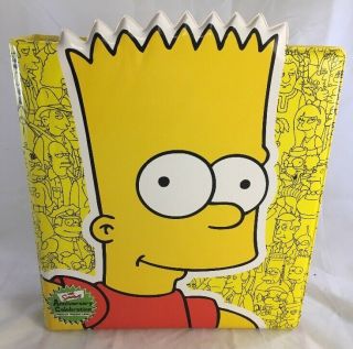 The Simpsons Anniversary Celebration Bart Trading Card Binder Inkworks 2000