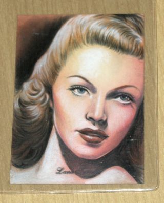 2018 5finity Lana Turner Sketch Card 1/1 Huy Truong Pack Inserted Only 4 Made