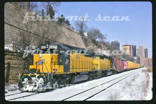 Slide - Cnw C&nw 6829 Action On Mcvpa At St Paul Mn 1995