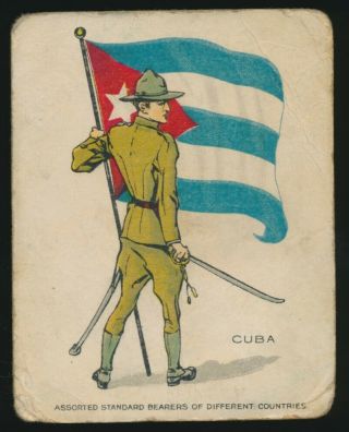 1915 T105 Zira Cigarettes - Standard Bearers - Cuba Group 2 - Tough