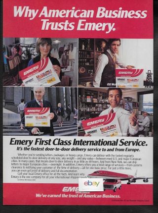 Emery Air Freight Why American Business Trusts Emery Dc - 8 Ad
