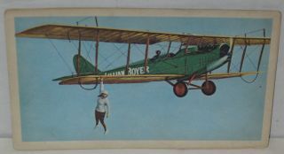 " Curtiss J - N4 Jenny " Stunt Airplane Postcard