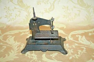 Vintage Casige Style German Toy Sewing Machine - Shell Only - As - Is