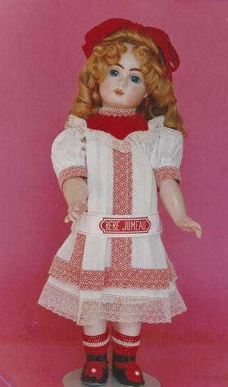 16&19&22 " Antique French Bebe Jumeau Doll@1902 Dress Bow/underwear Pattern German