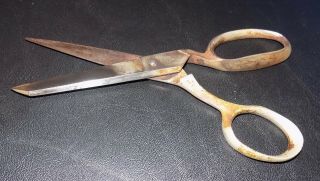 Antique Vintage Hot Drop Forged Steel Scissors 7 