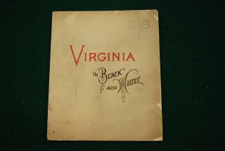 C&o Rr Brochure Virginia In Black And White 1880 