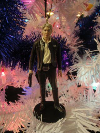 Disney Star Wars Force Awakens Custom Han Solo Pvc Christmas Ornament
