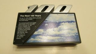 Boeing Aircraft The Next 100 Years Anniversary Paperweight Desktop Plaque (737)