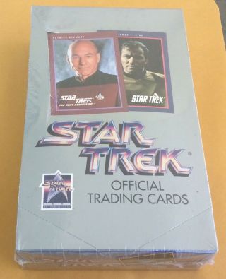 1991 Impel Star Trek Trading Cards Wax Box