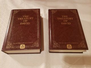 The Treasury Of David The Old Time Gospel Hour Edition Hardcover Book Vol I & Ii
