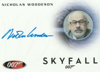2014 007 James Bond Archives Nicholas Woodeson Autograph Dr.  Hall A250