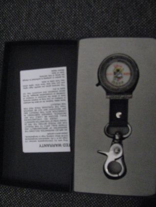 Disney Company Cast Member Exclusive 2000 Pocket Clip Watch W Box