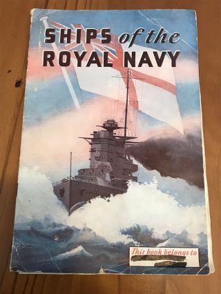 Douglas Ships Of The Royal Navy Warships 1940c 50 Cards In Album