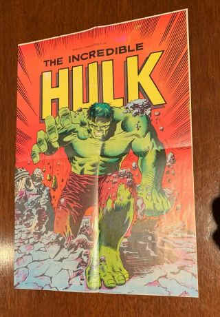 The Incredible Hulk Small Poster Weeties & Crispies Giveaway Australian