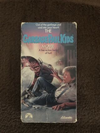 Garbage Pail Kids The Movie Rare Vhs Tape With Slip Case Horror Slasher Oop