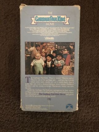 Garbage Pail Kids The Movie Rare VHS Tape with Slip Case horror slasher oop 2