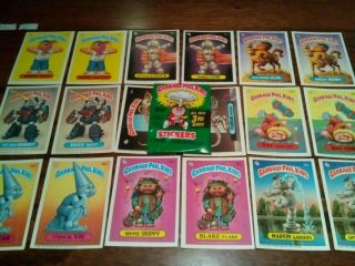 1986 Topps Garbage Pail Kids Series 3 Complete Set W/ Wax Pack