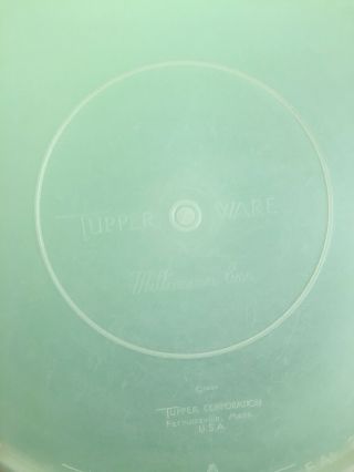 Vintage Tupperware Fix - N - Mix® bowl Millionaire Line Clear Lid 274 & 224 Green 4