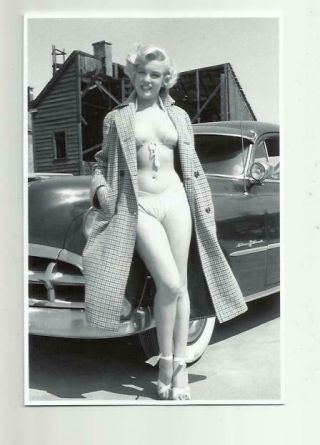 (n456) Marilyn Monroe Rwp (an104) Photo Postcard Film Star Pin Up Glamour