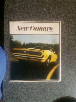 Vintage 1966 “new” Chevy Camaro Sales Brochure For 1967