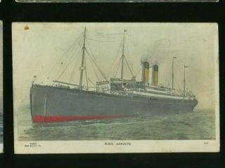 Rms Adriatic - White Star Line - Vintage Ship / Oceanliner 